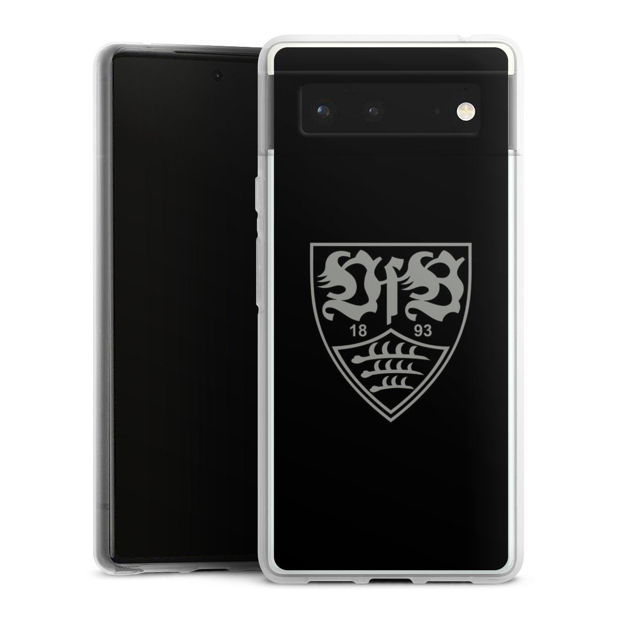 Google Pixel 6 Handy Silikon Hülle Case transparent Handyhülle Official Licensed Product Vfb Stuttgart Silikon Case