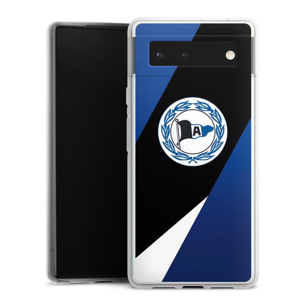 Google Pixel 6 Handy Silikon Hülle Case transparent Handyhülle Official Licensed Product Arminia Bielefeld Dsc Silikon Case