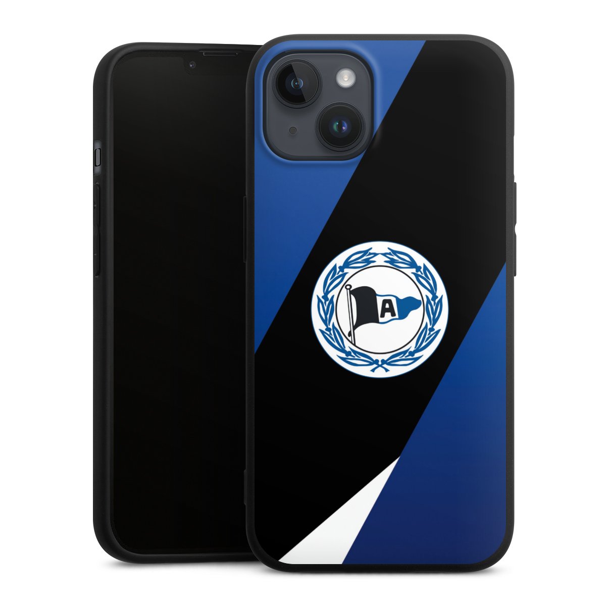 iPhone 14 Plus Handy Premium Silikon Hülle Handyhülle schwarz Case Official Licensed Product Arminia Bielefeld Dsc Silikon Premium Case