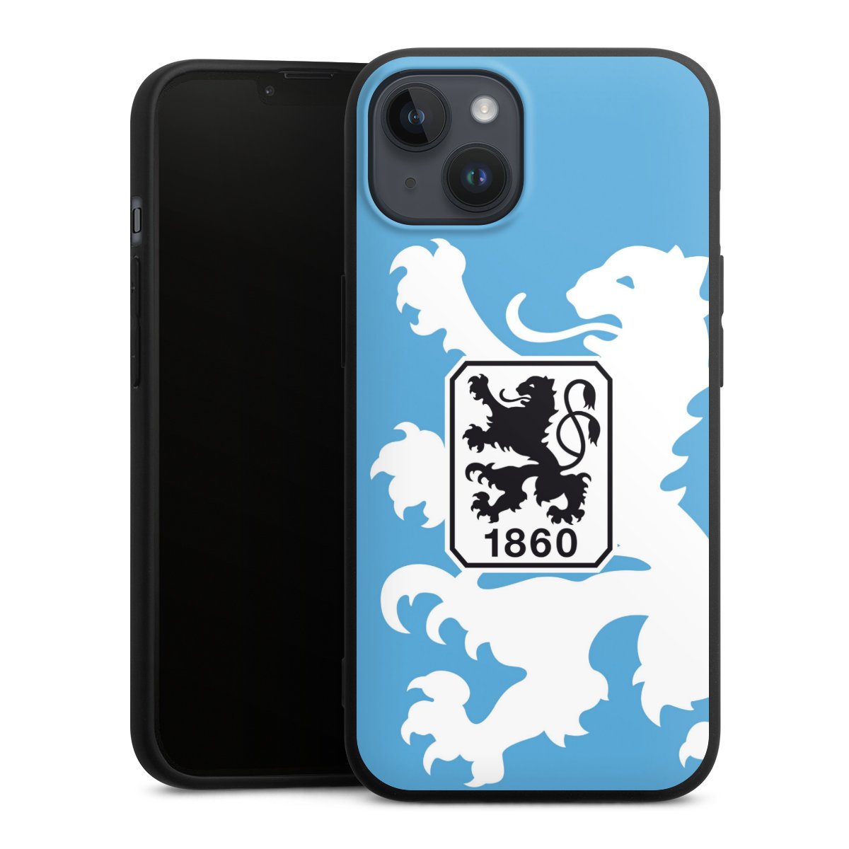 iPhone 14 Plus Handy Premium Silikon Hülle Handyhülle schwarz Case Coat Of Arms Official Licensed Product Silikon Premium Case