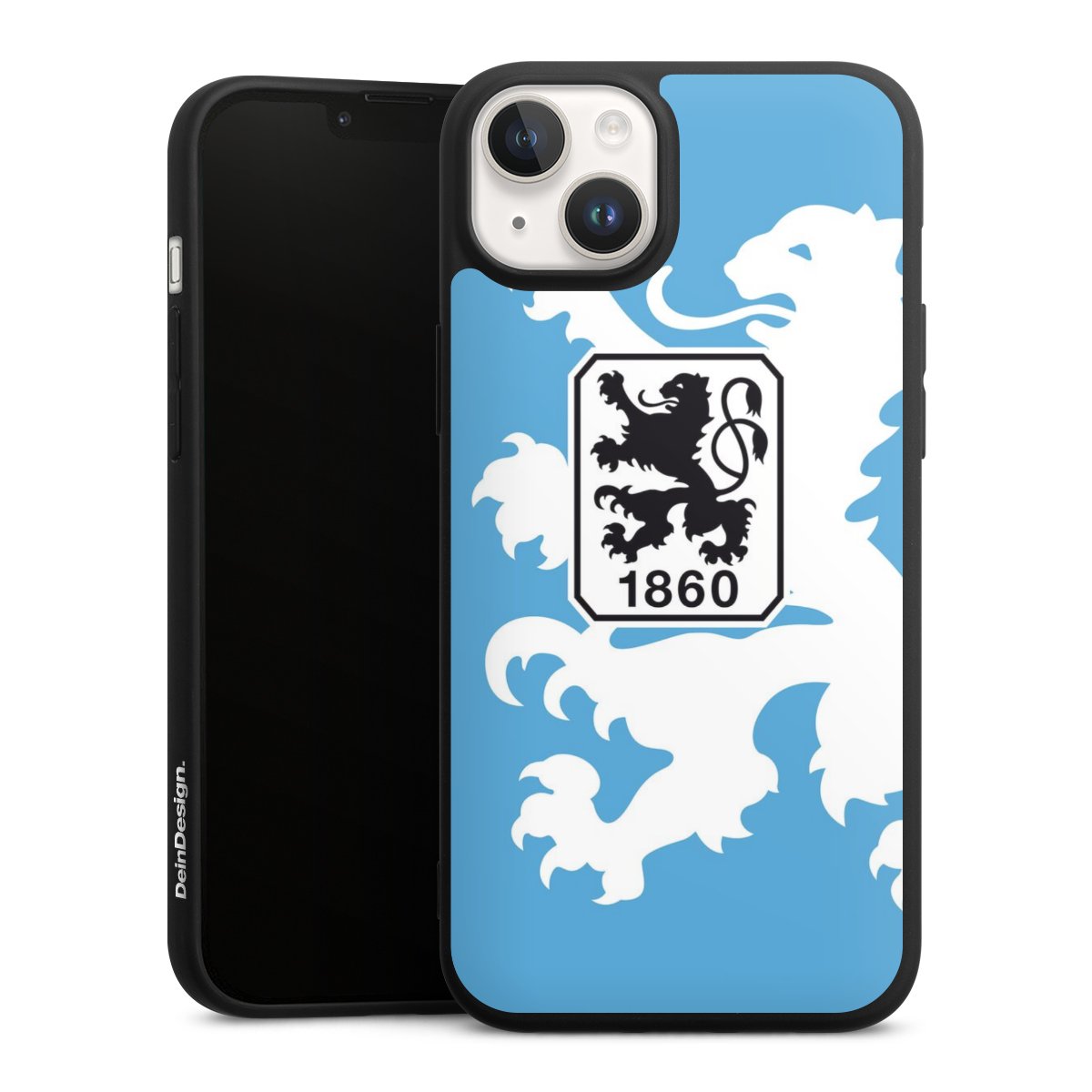 iPhone 14 Handy Premium Silikon Hülle Handyhülle schwarz Case Coat Of Arms Official Licensed Product Silikon Premium Case