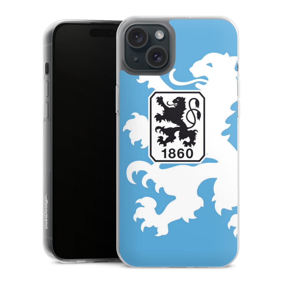 iPhone 15 Plus Handy Silikon Hülle Case transparent Handyhülle Coat Of Arms Official Licensed Product Silikon Case