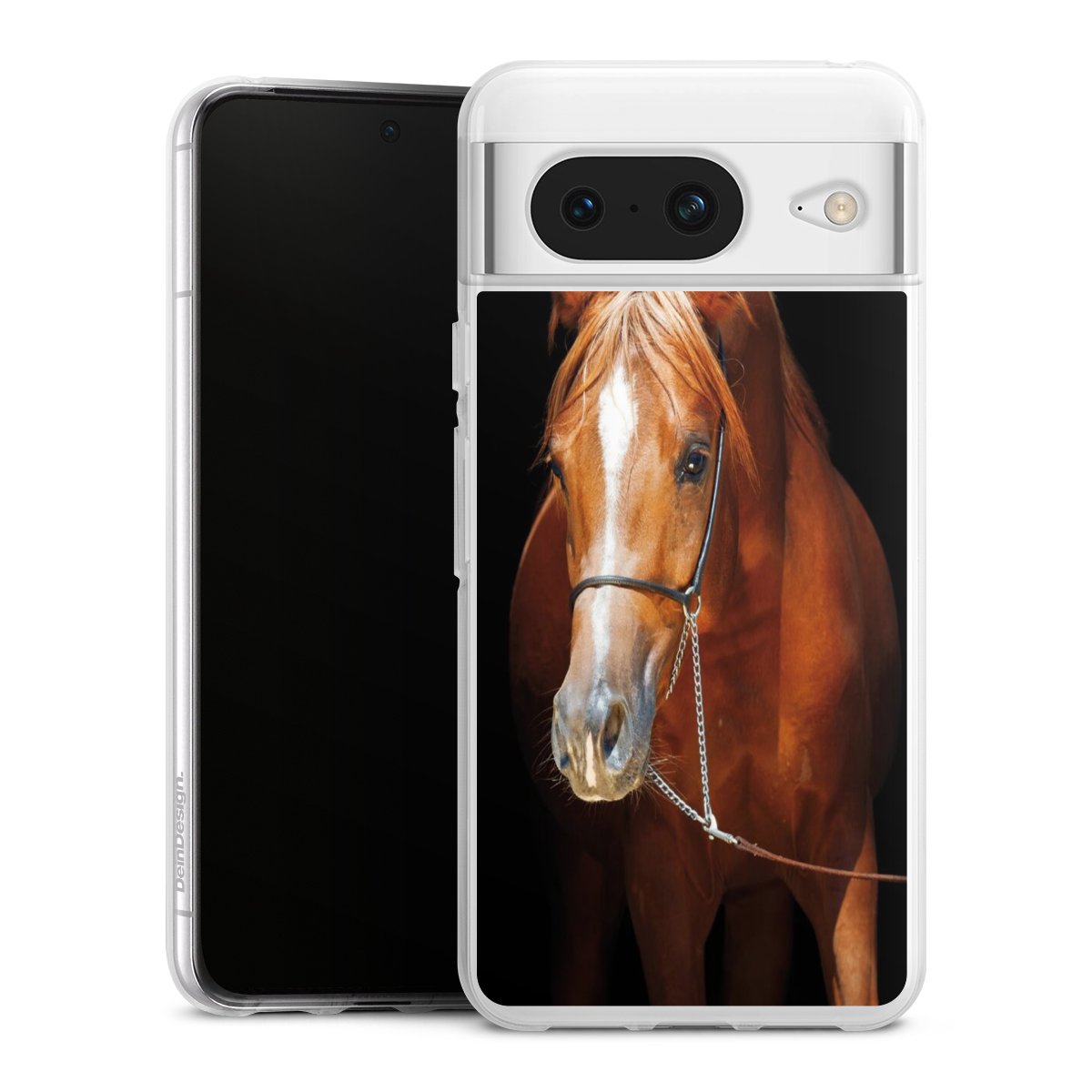 Google Pixel 8 Handy Silikon Hülle Case transparent Handyhülle Mare Horse Hobby Silikon Case