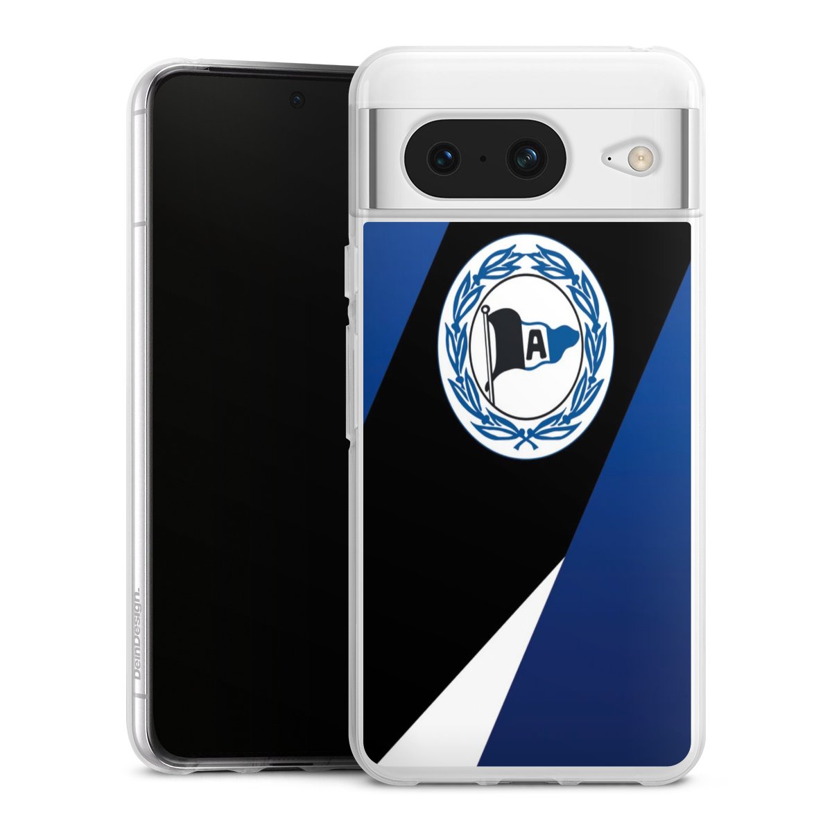 Google Pixel 8 Handy Silikon Hülle Case transparent Handyhülle Official Licensed Product Arminia Bielefeld Dsc Silikon Case