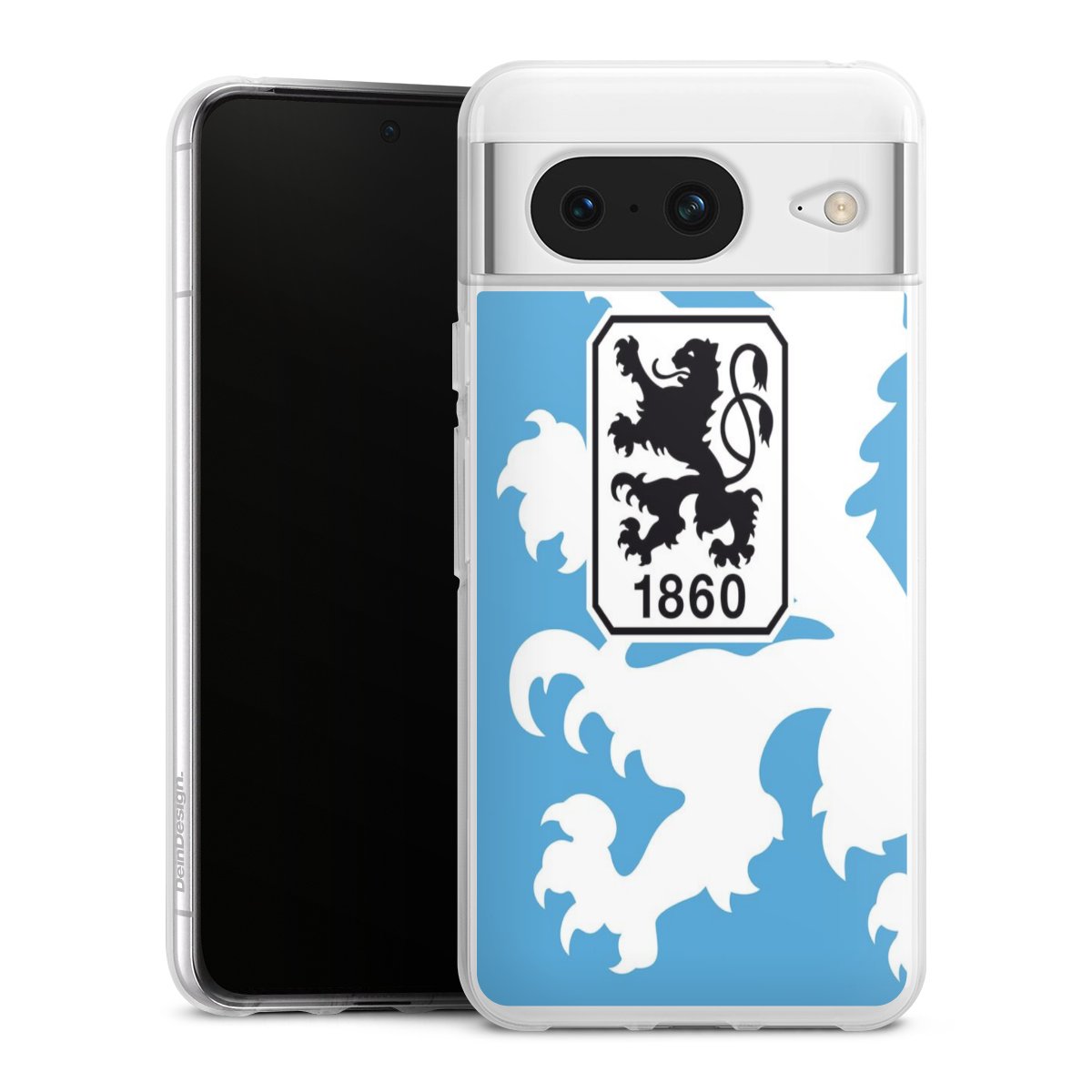 Google Pixel 8 Handy Silikon Hülle Case transparent Handyhülle Coat Of Arms Official Licensed Product Silikon Case