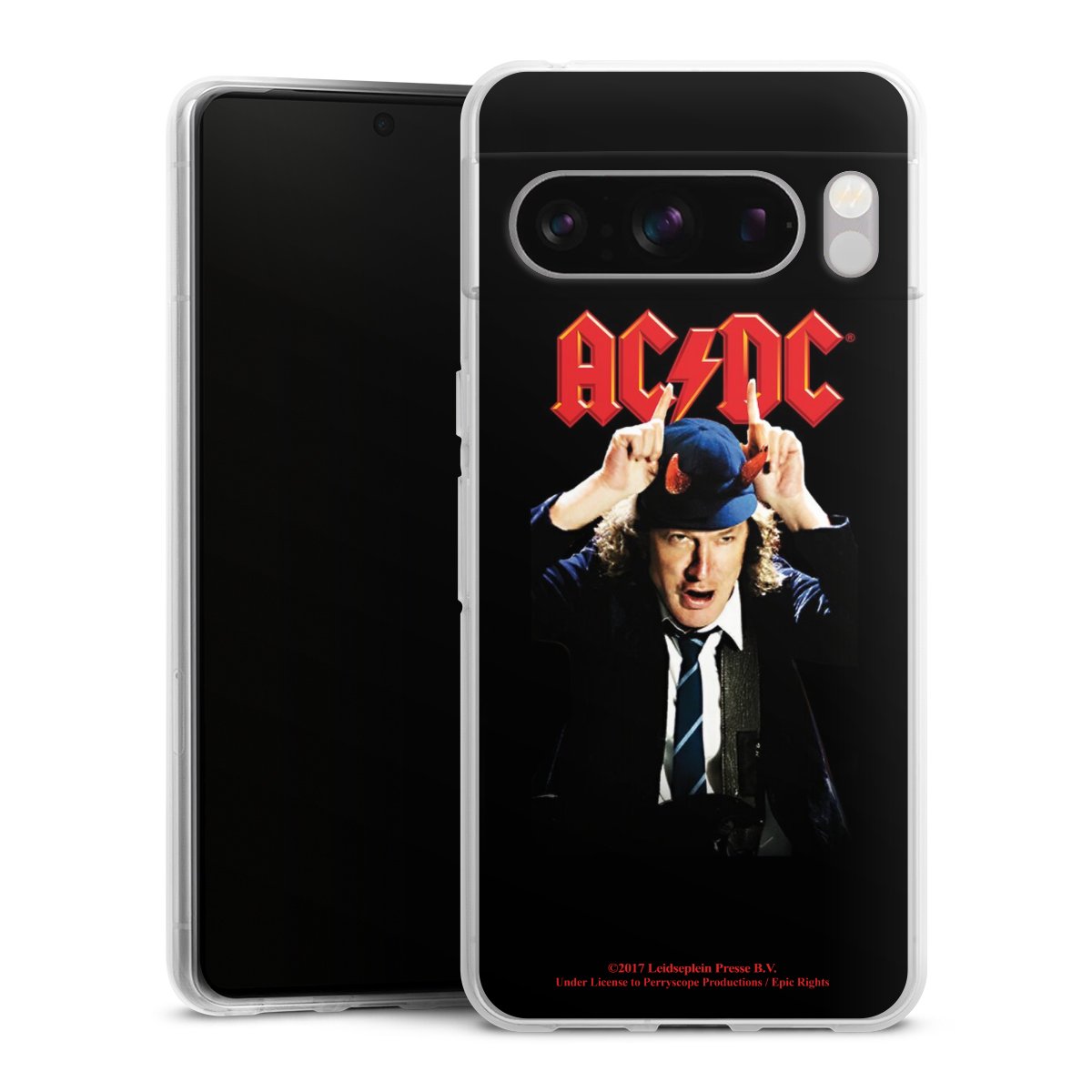 Google Pixel 8 Pro Handy Silikon Hülle Case transparent Handyhülle Merchandise Acdc Riverplate Silikon Case