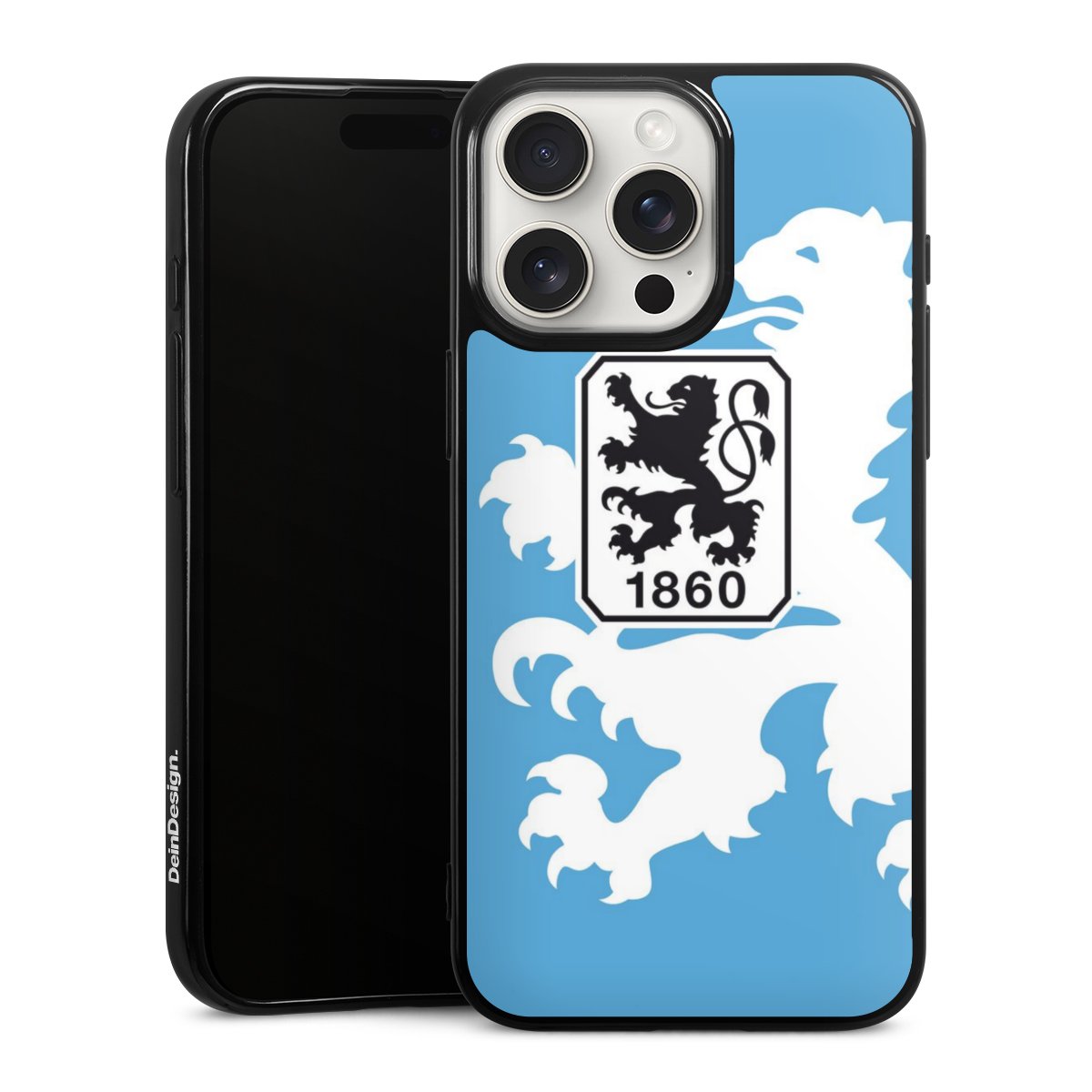 iPhone 15 Pro Max Handy Silikon Hülle Case schwarz Handyhülle Coat Of Arms Official Licensed Product