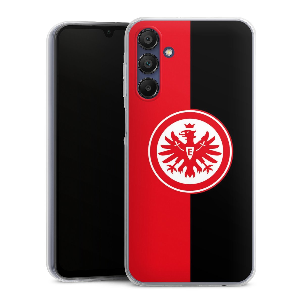 Galaxy A15 5G Handy Silikon Hülle Case transparent Handyhülle Official Licensed Product Eintracht Frankfurt Sge Silikon Case