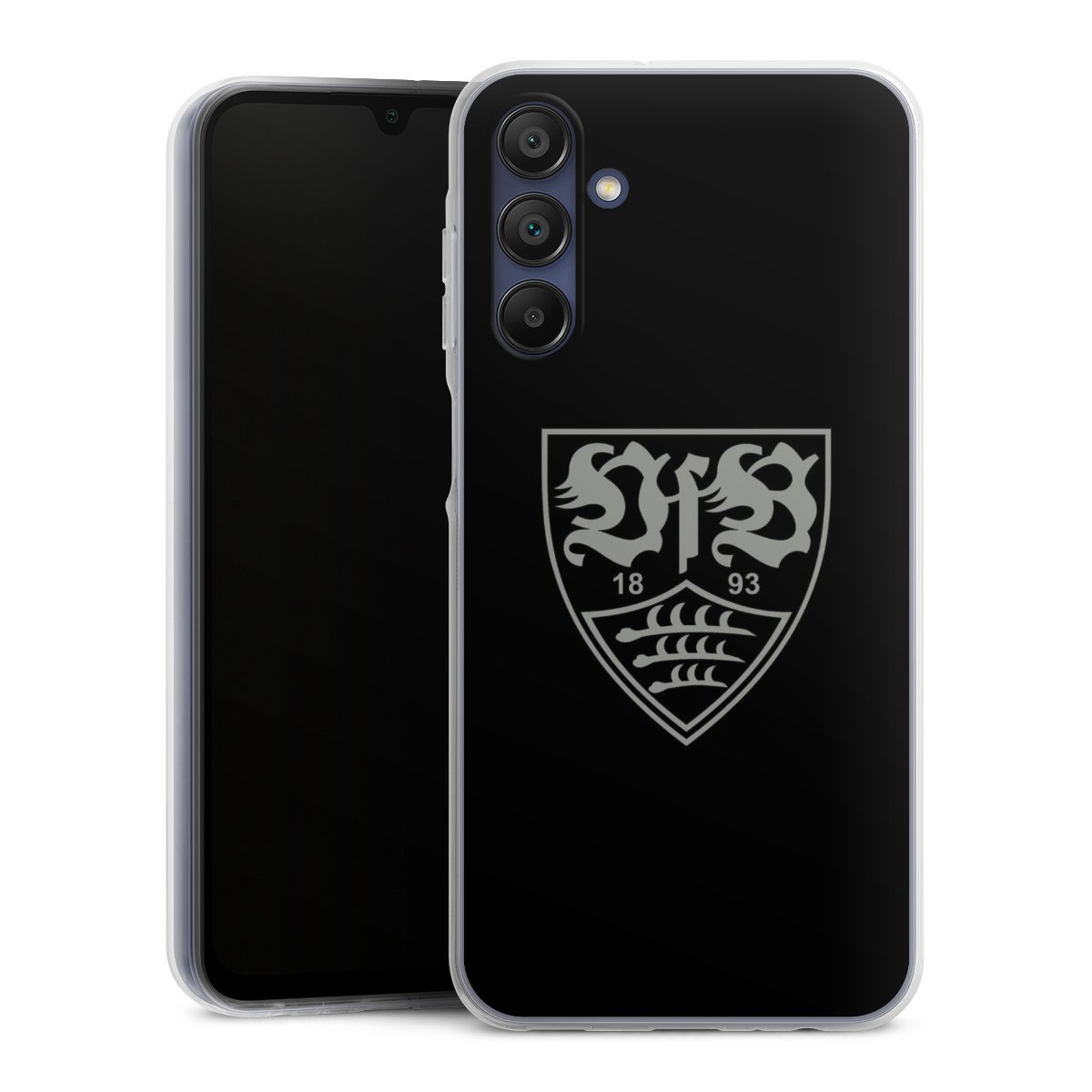 Galaxy A15 5G Handy Silikon Hülle Case transparent Handyhülle Official Licensed Product Vfb Stuttgart Silikon Case