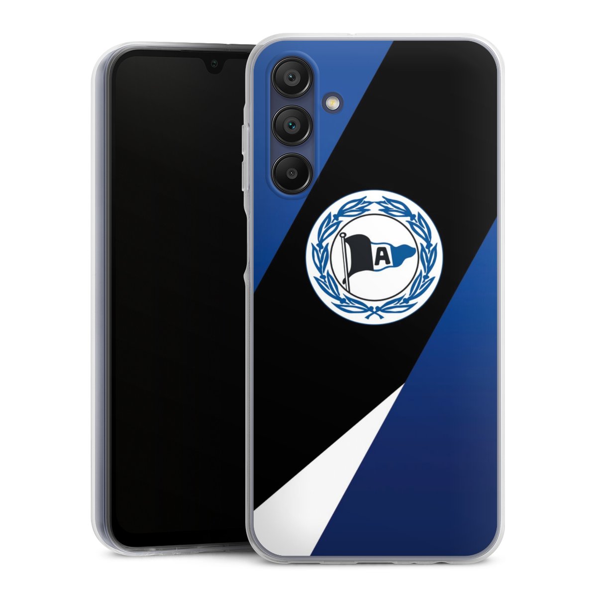 Galaxy A15 5G Handy Silikon Hülle Case transparent Handyhülle Official Licensed Product Arminia Bielefeld Dsc Silikon Case