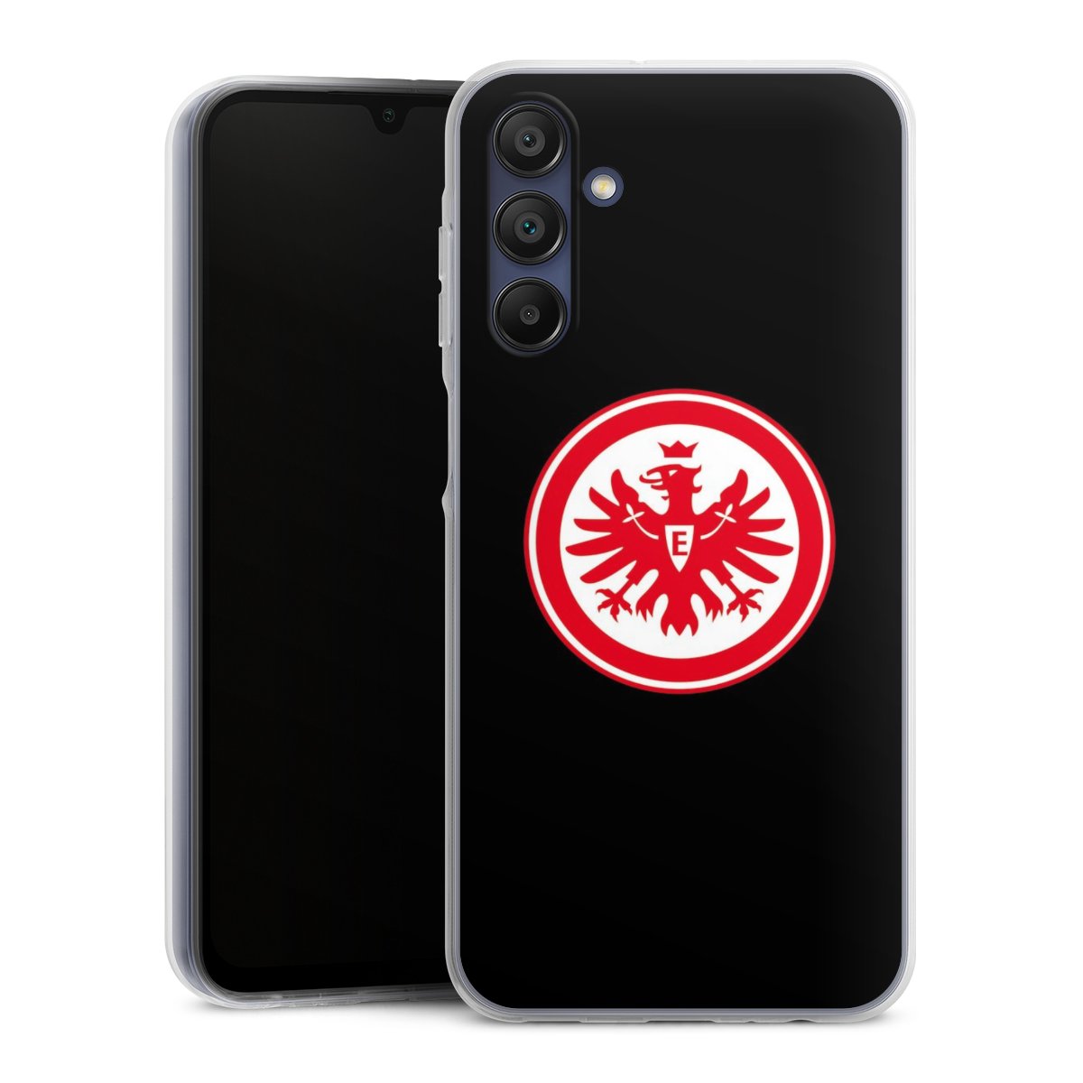 Galaxy A15 5G Handy Silikon Hülle Case transparent Handyhülle Eintracht Frankfurt Sge Eagle Silikon Case