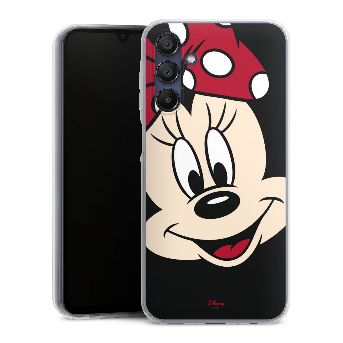 Galaxy A15 5G Handy Silikon Hülle Case transparent Handyhülle Minnie Mouse Official Licensed Product Disney Silikon Case