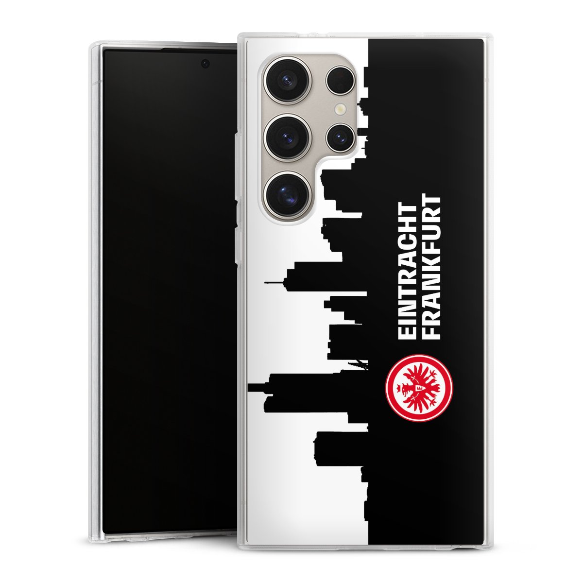 Galaxy S24 Ultra Handy Silikon Hülle Case transparent Handyhülle Sge Eintracht Frankfurt Official Licensed Product Silikon Case