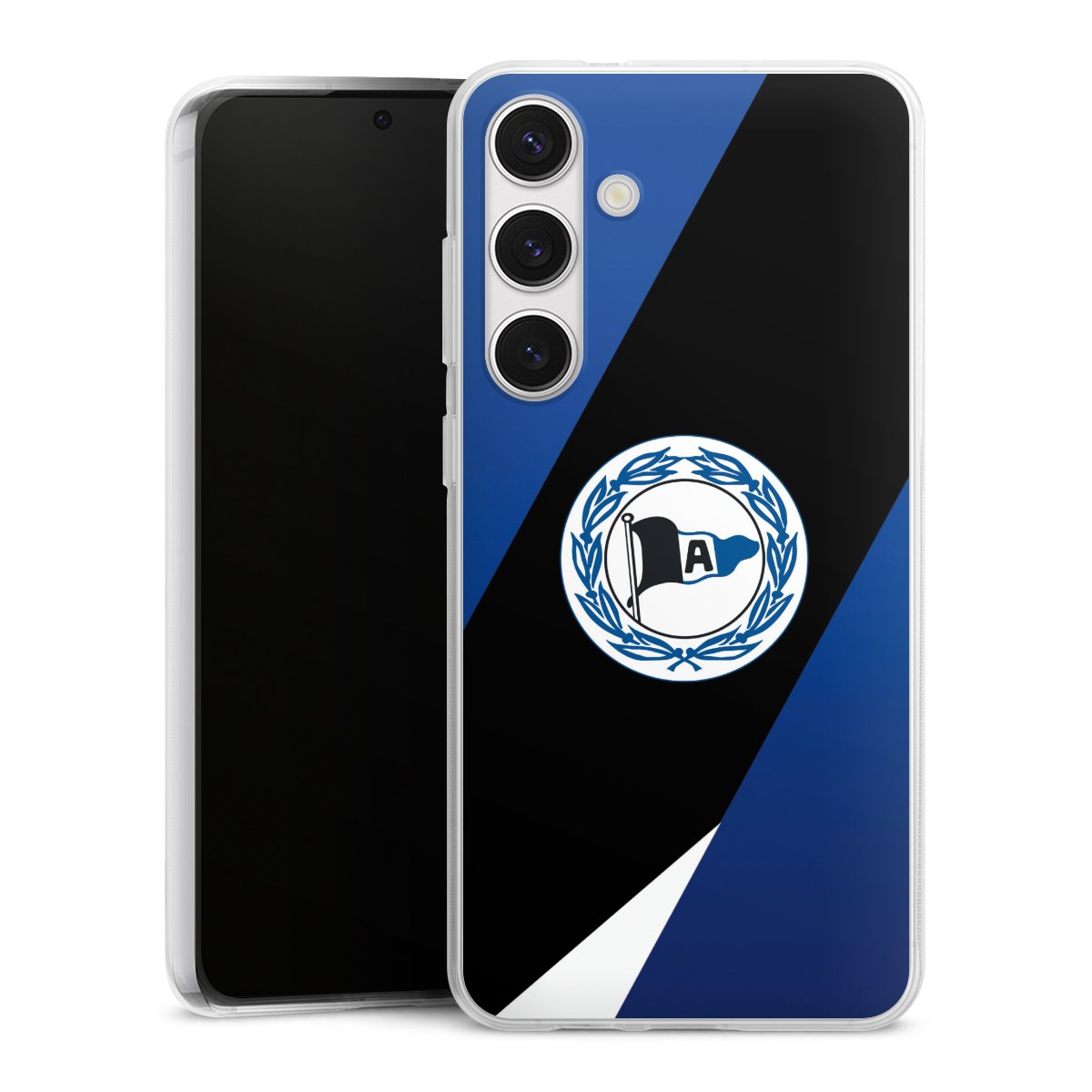 Galaxy S24+ Handy Silikon Hülle Case transparent Handyhülle Official Licensed Product Arminia Bielefeld Dsc Silikon Case