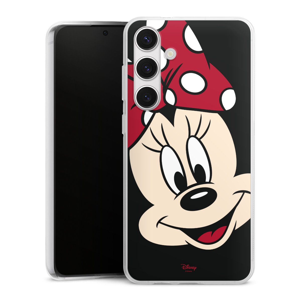 Galaxy S24+ Handy Silikon Hülle Case transparent Handyhülle Minnie Mouse Official Licensed Product Disney Silikon Case