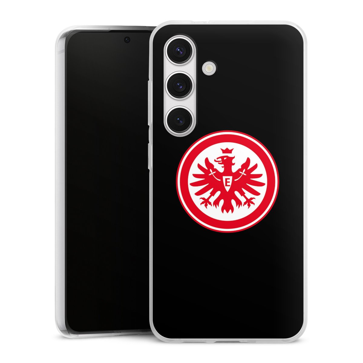 Galaxy S24 Handy Silikon Hülle Case transparent Handyhülle Eintracht Frankfurt Sge Eagle Silikon Case