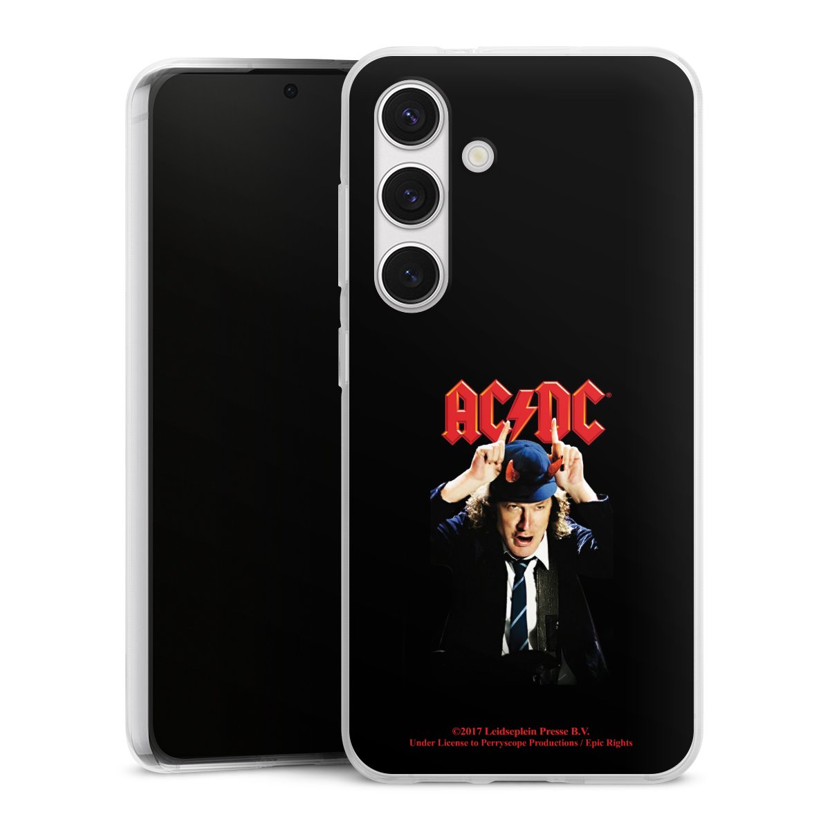 Galaxy S24 Handy Silikon Hülle Case transparent Handyhülle Merchandise Acdc Riverplate Silikon Case