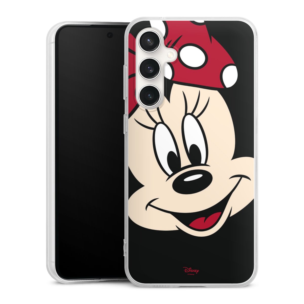 Galaxy S23 FE Handy Silikon Hülle Case transparent Handyhülle Minnie Mouse Official Licensed Product Disney Silikon Case