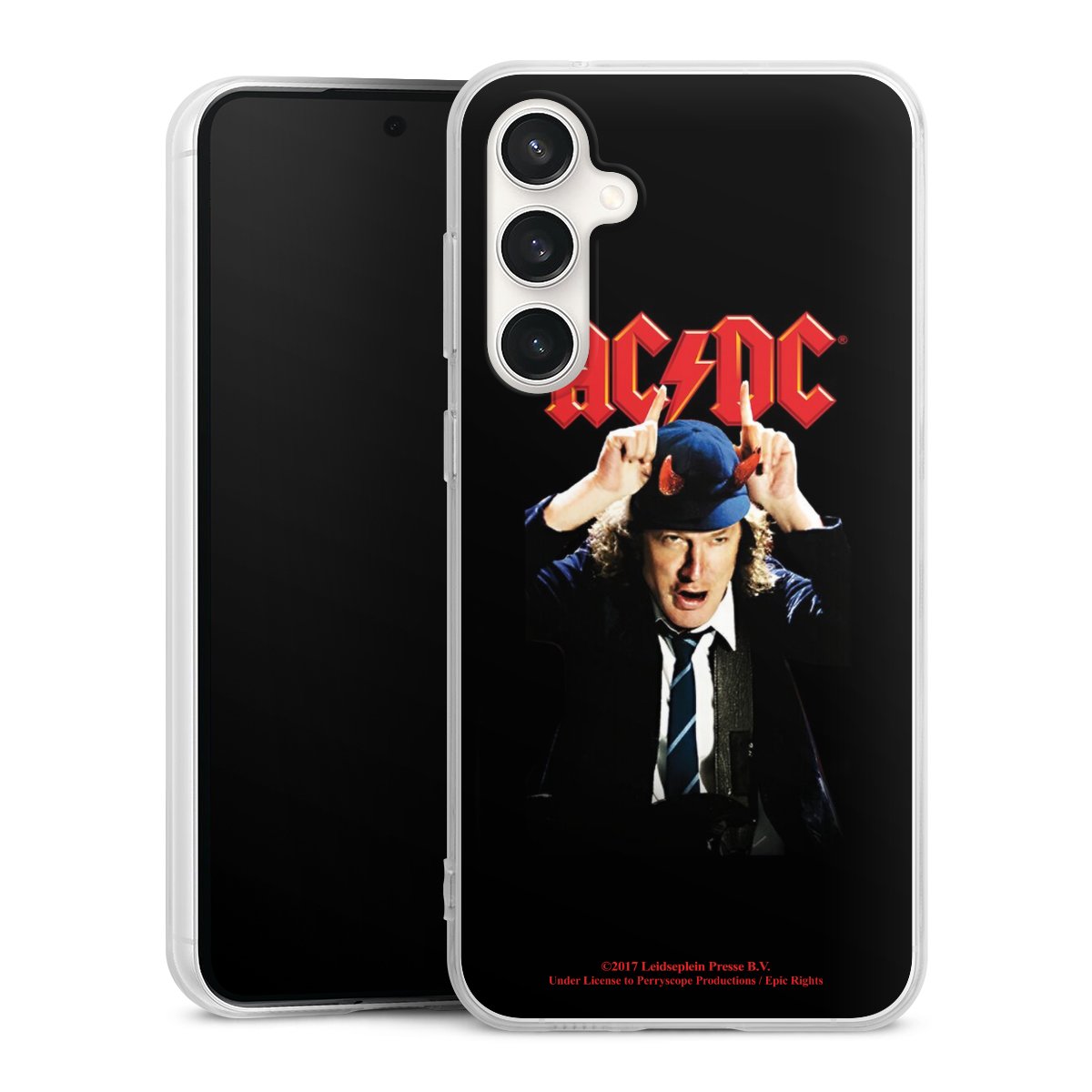 Galaxy S23 FE Handy Silikon Hülle Case transparent Handyhülle Merchandise Acdc Riverplate Silikon Case