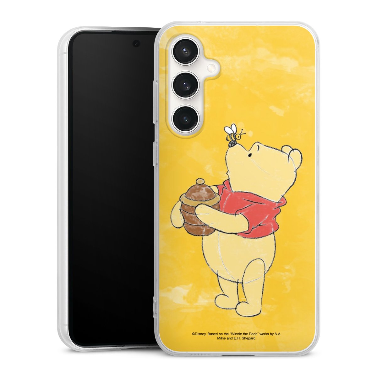 Galaxy S23 FE Handy Silikon Hülle Case transparent Handyhülle Official Licensed Product Winnie The Pooh Disney Silikon Case