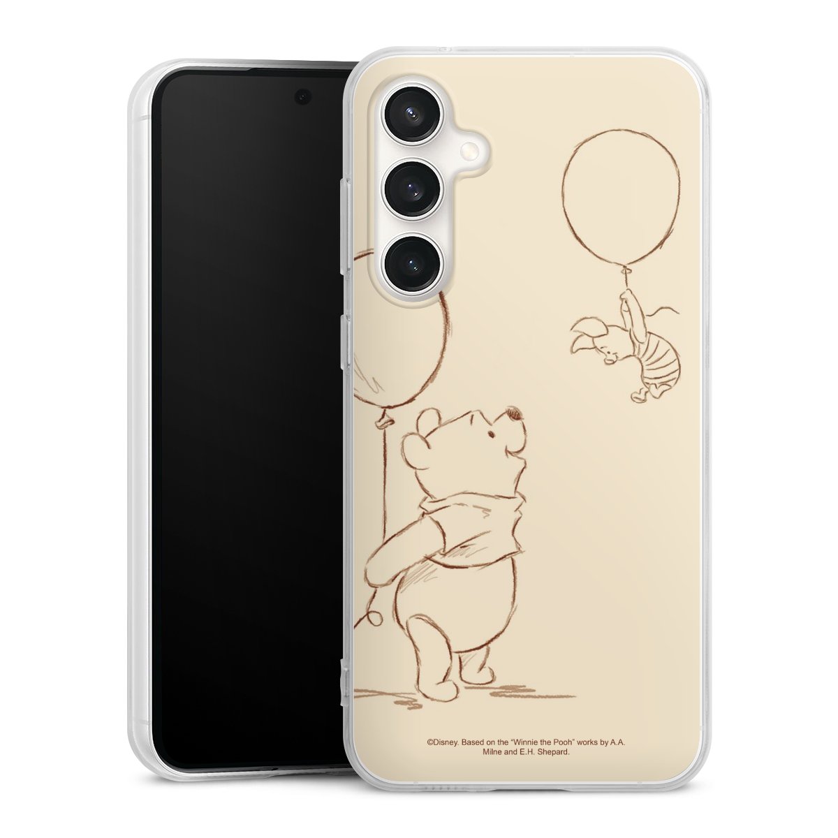 Galaxy S23 FE Handy Silikon Hülle Case transparent Handyhülle Official Licensed Product Winnie The Pooh Disney Silikon Case