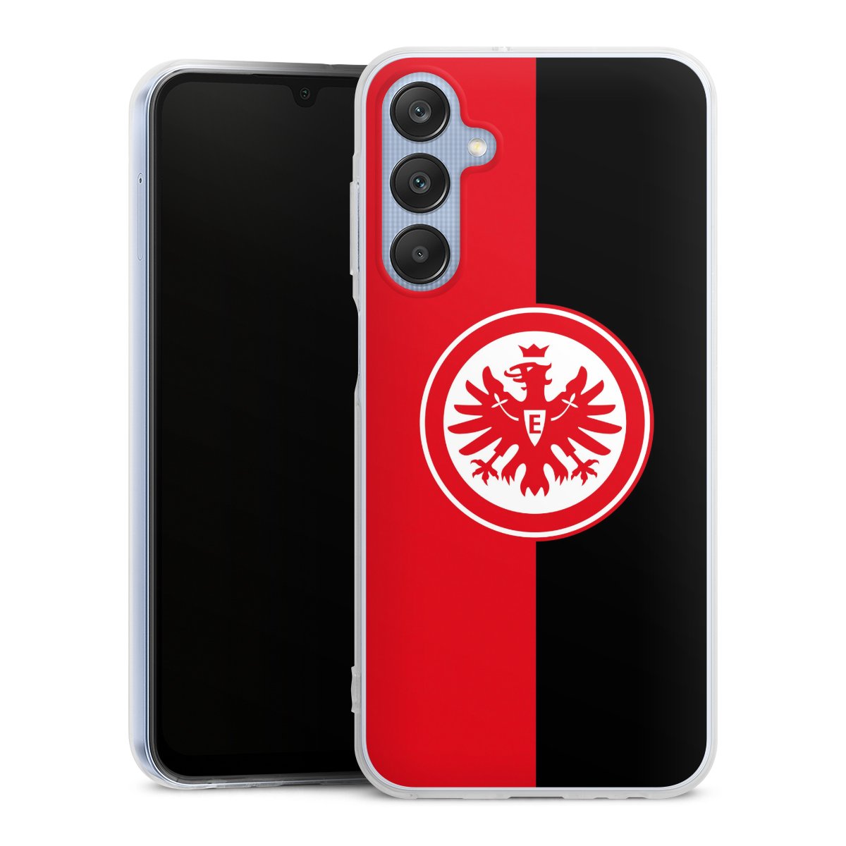 Galaxy A25 5G Handy Silikon Hülle Case transparent Handyhülle Official Licensed Product Eintracht Frankfurt Sge Silikon Case