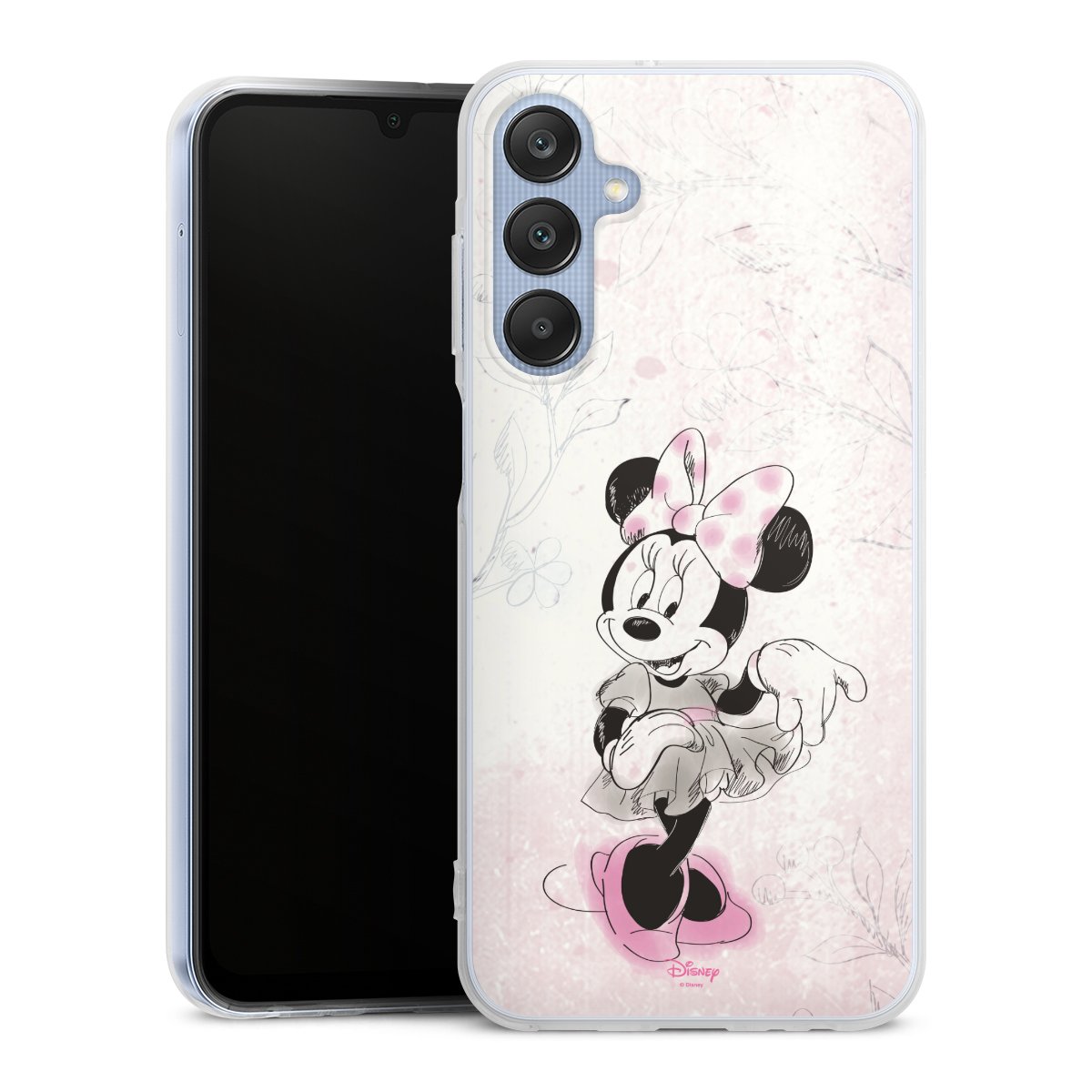 Galaxy A25 5G Handy Silikon Hülle Case transparent Handyhülle Disney Minnie Mouse Vintage Silikon Case