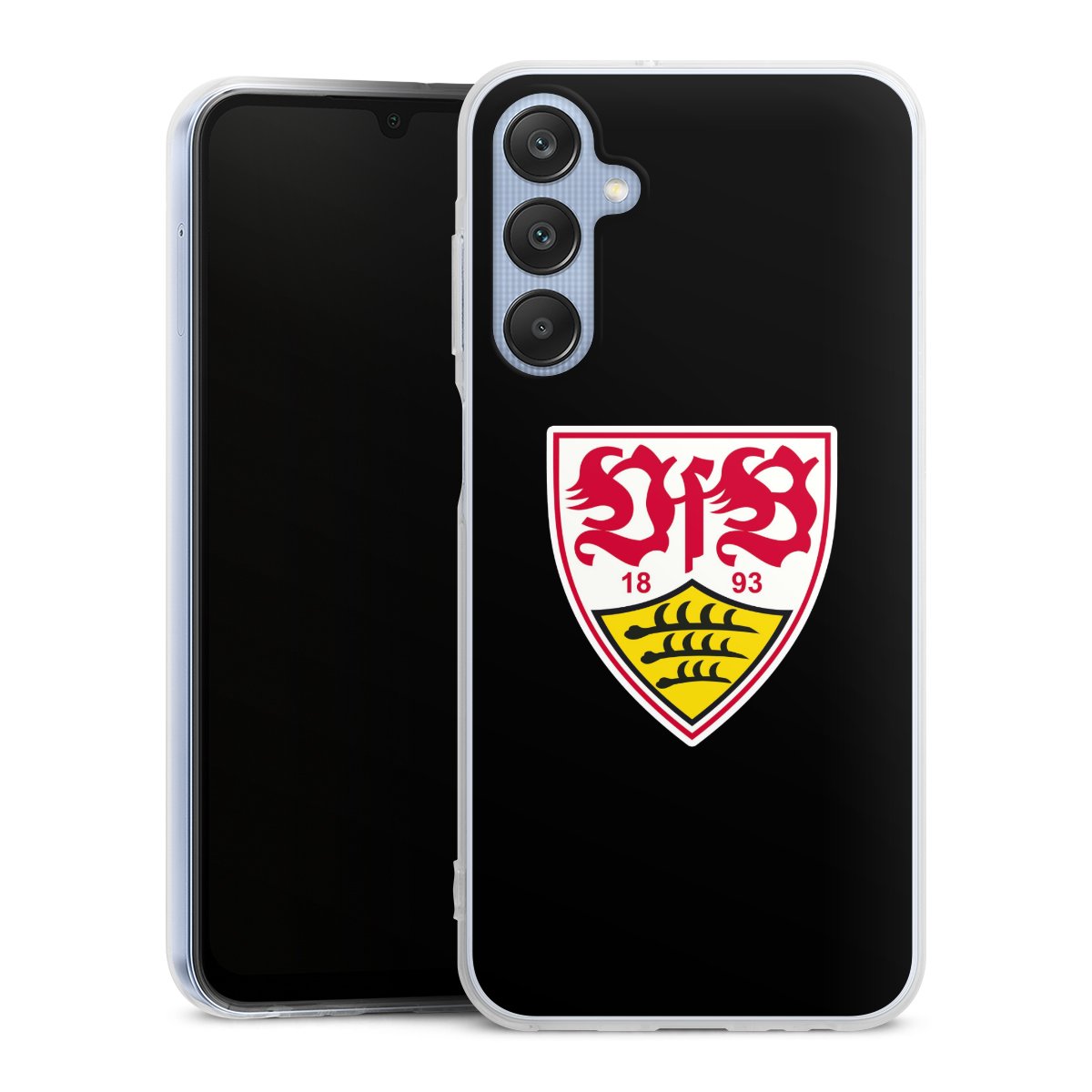 Galaxy A25 5G Handy Silikon Hülle Case transparent Handyhülle Vfb Stuttgart Official Licensed Product Coat Of Arms Silikon Case