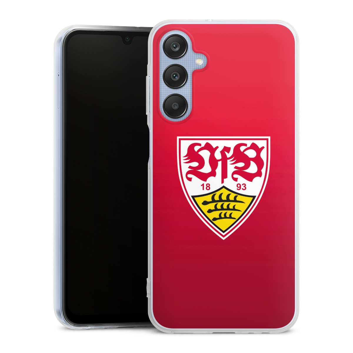 Galaxy A25 5G Handy Silikon Hülle Case transparent Handyhülle Official Licensed Product Vfb Stuttgart Silikon Case