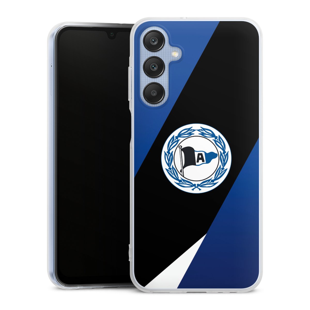 Galaxy A25 5G Handy Silikon Hülle Case transparent Handyhülle Official Licensed Product Arminia Bielefeld Dsc Silikon Case