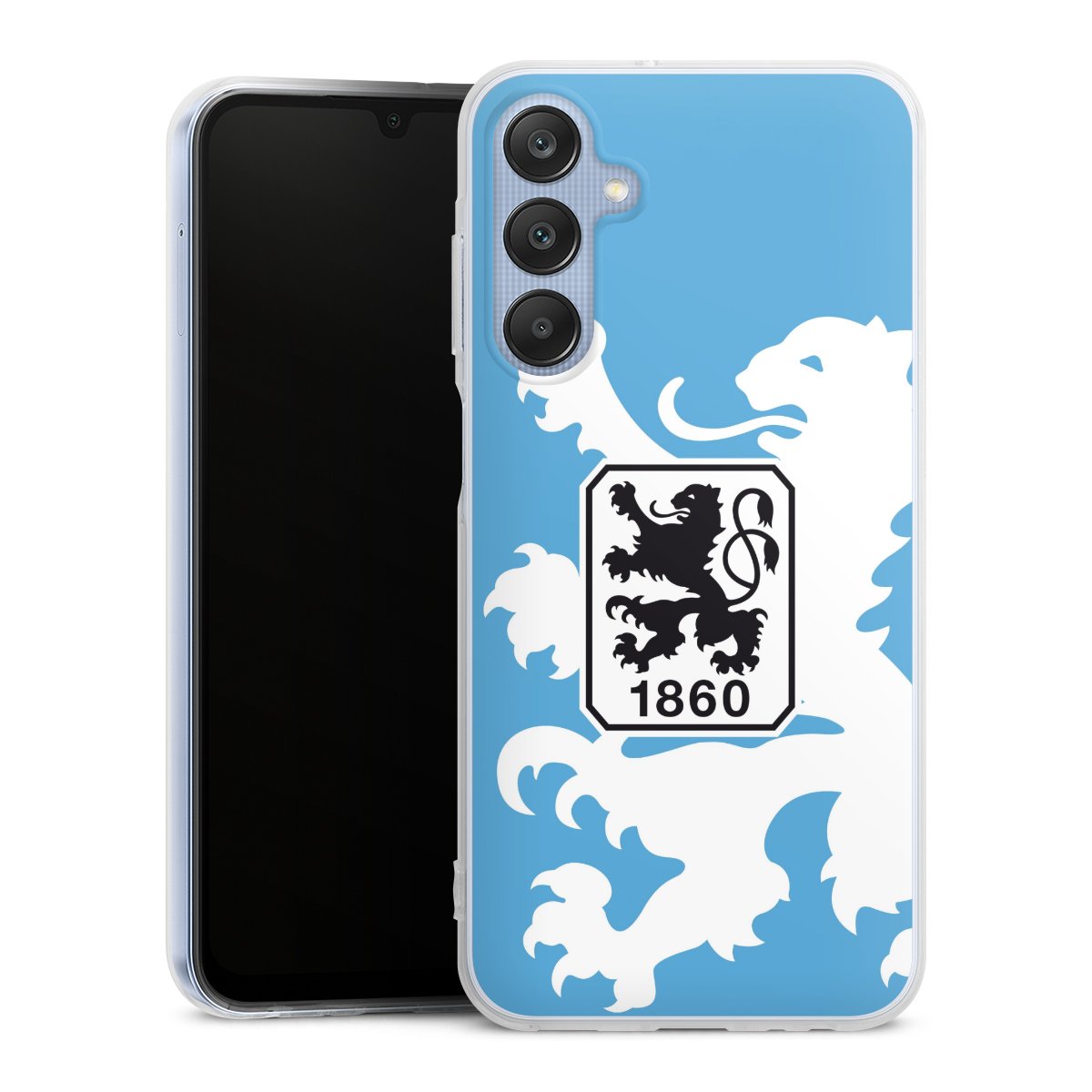 Galaxy A25 5G Handy Silikon Hülle Case transparent Handyhülle Coat Of Arms Official Licensed Product Silikon Case