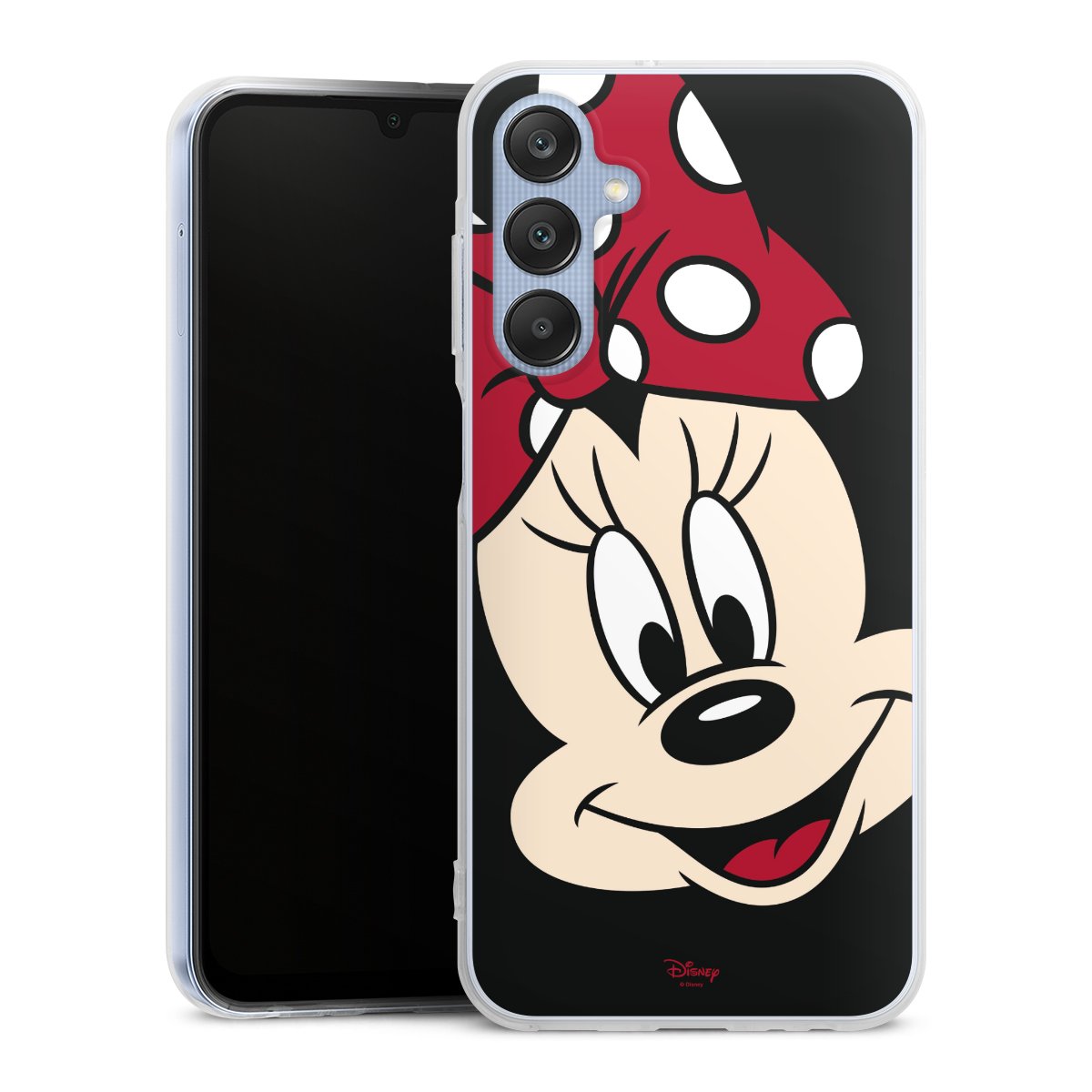 Galaxy A25 5G Handy Silikon Hülle Case transparent Handyhülle Minnie Mouse Official Licensed Product Disney Silikon Case