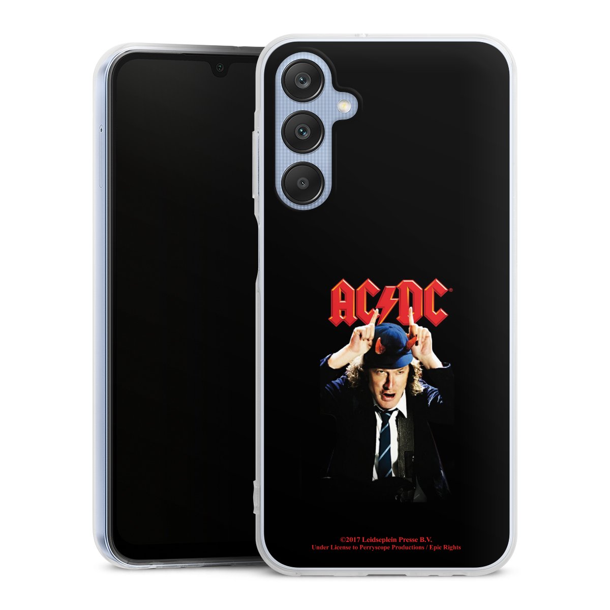 Galaxy A25 5G Handy Silikon Hülle Case transparent Handyhülle Merchandise Acdc Riverplate Silikon Case