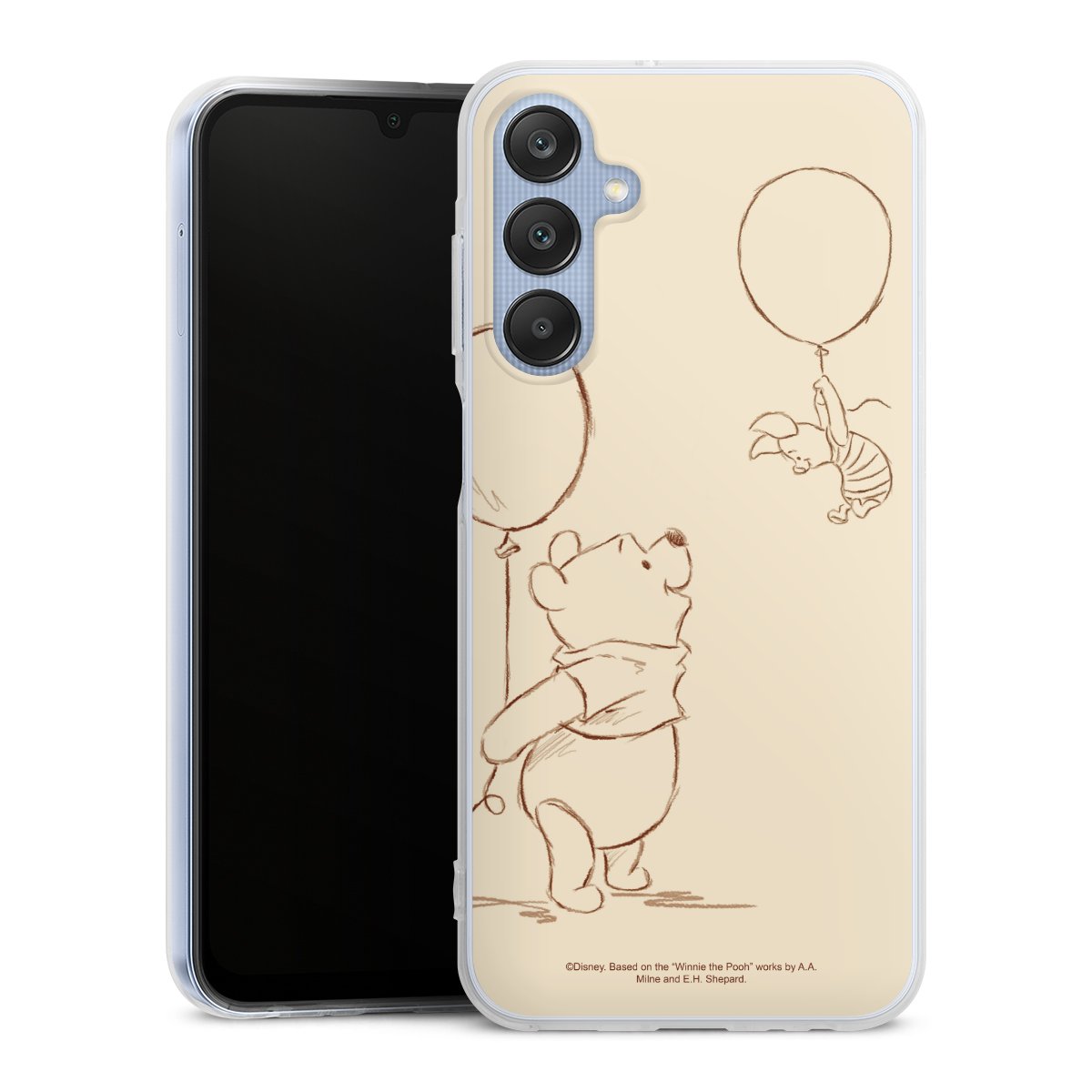 Galaxy A25 5G Handy Silikon Hülle Case transparent Handyhülle Official Licensed Product Winnie The Pooh Disney Silikon Case