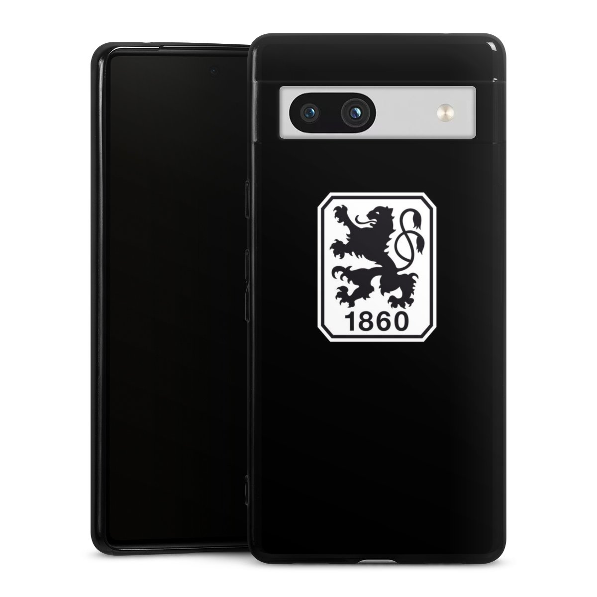 Google Pixel 7a Handy Silikon Hülle Case schwarz Handyhülle Sechzger Official Licensed Product