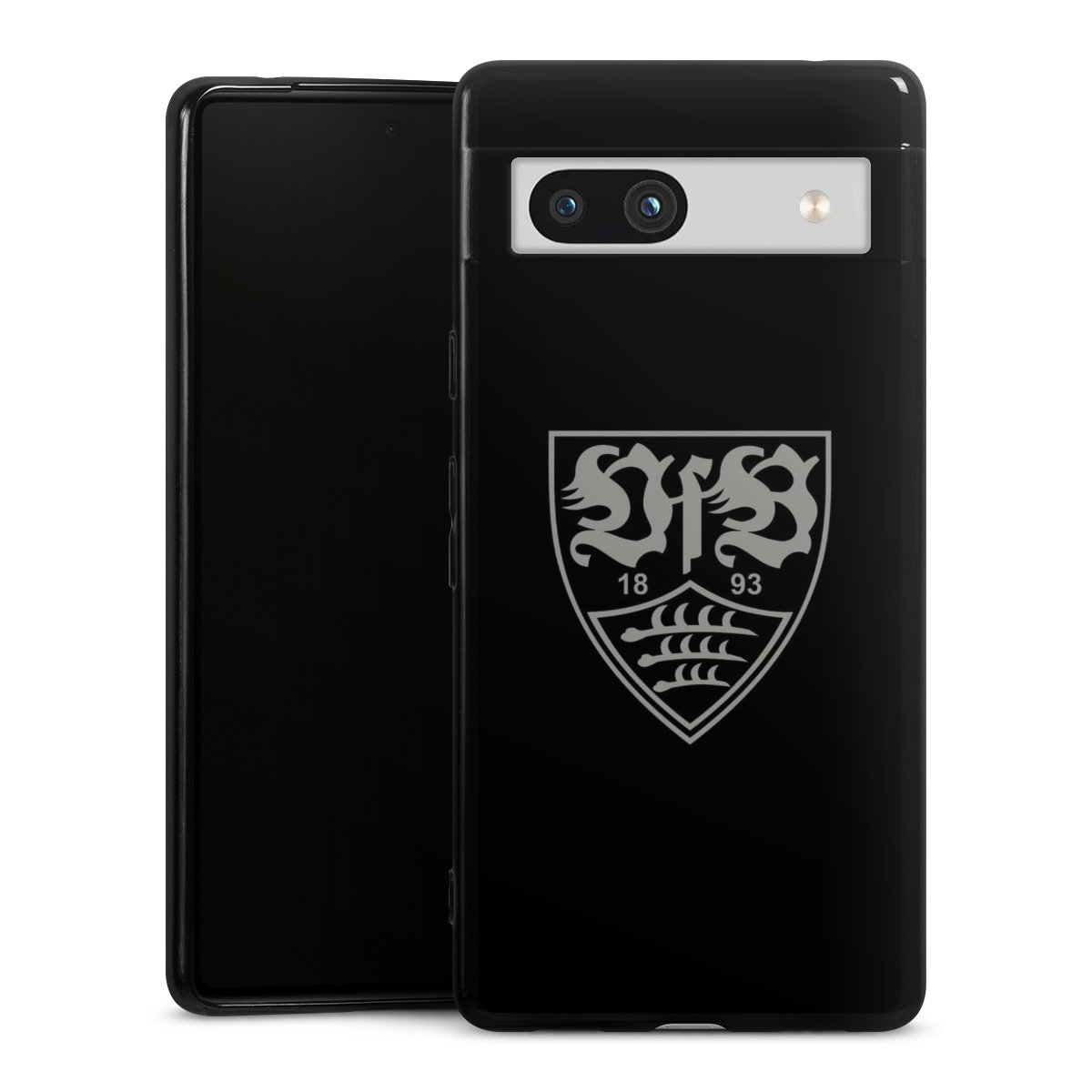 Google Pixel 7a Handy Silikon Hülle Case schwarz Handyhülle Official Licensed Product Vfb Stuttgart