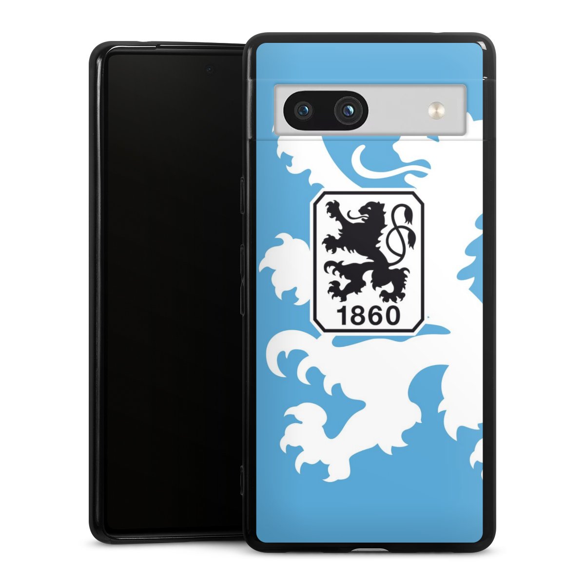 Google Pixel 7a Handy Silikon Hülle Case schwarz Handyhülle Coat Of Arms Official Licensed Product