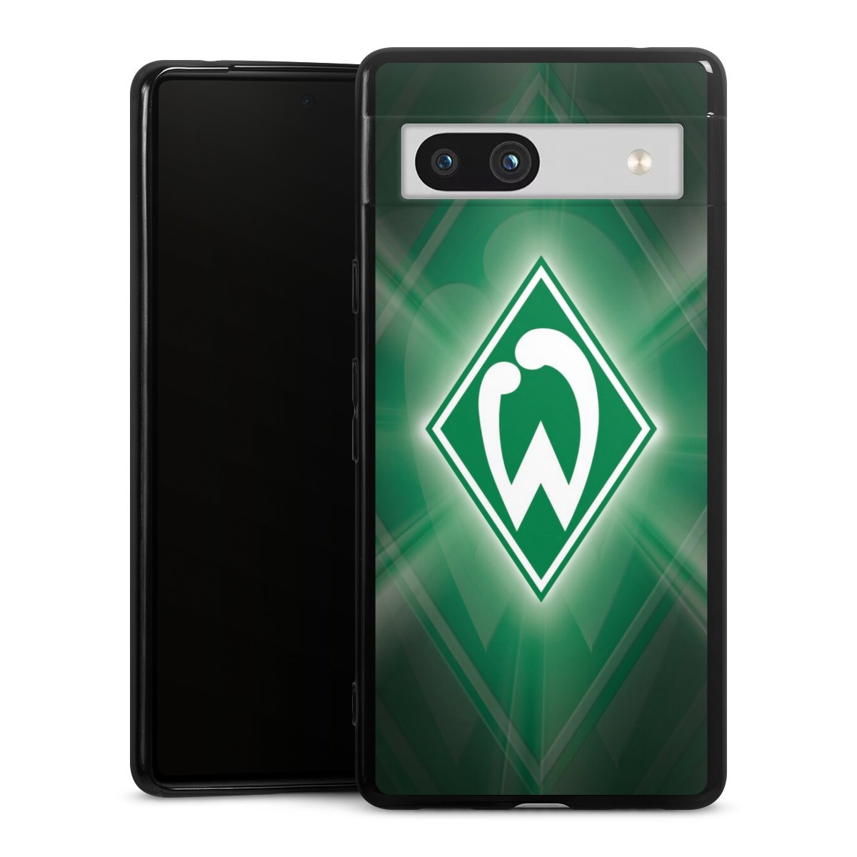 Google Pixel 7a Handy Silikon Hülle Case schwarz Handyhülle Sv Werder Bremen Official Licensed Product Coat Of Arms