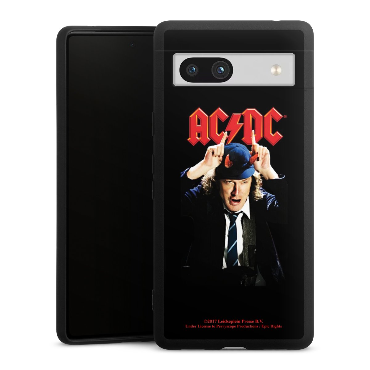 Google Pixel 7a Handy Premium Silikon Hülle Handyhülle schwarz Case Merchandise Acdc Riverplate Silikon Premium Case