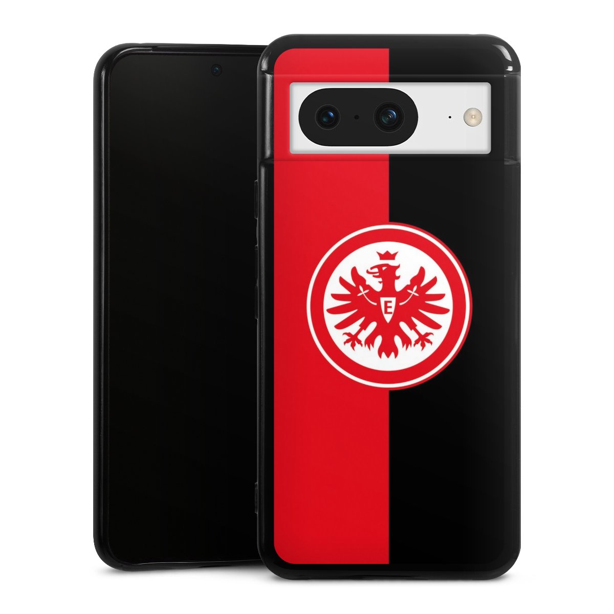 Google Pixel 8 Handy Silikon Hülle Case schwarz Handyhülle Official Licensed Product Eintracht Frankfurt Sge