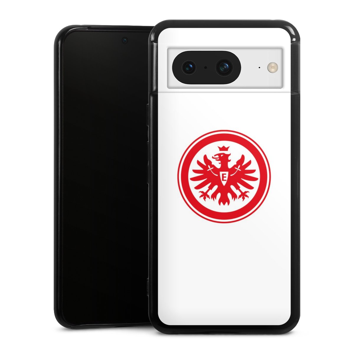 Google Pixel 8 Handy Silikon Hülle Case schwarz Handyhülle Sge Eintracht Frankfurt Official Licensed Product