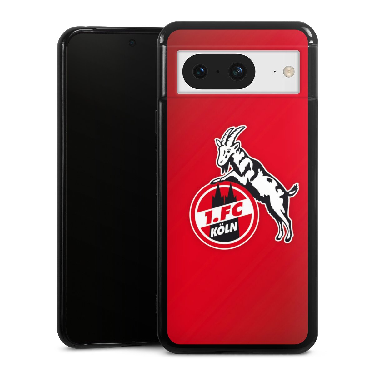 Google Pixel 8 Handy Silikon Hülle Case schwarz Handyhülle Official Licensed Product Effzeh 1. Fc Köln