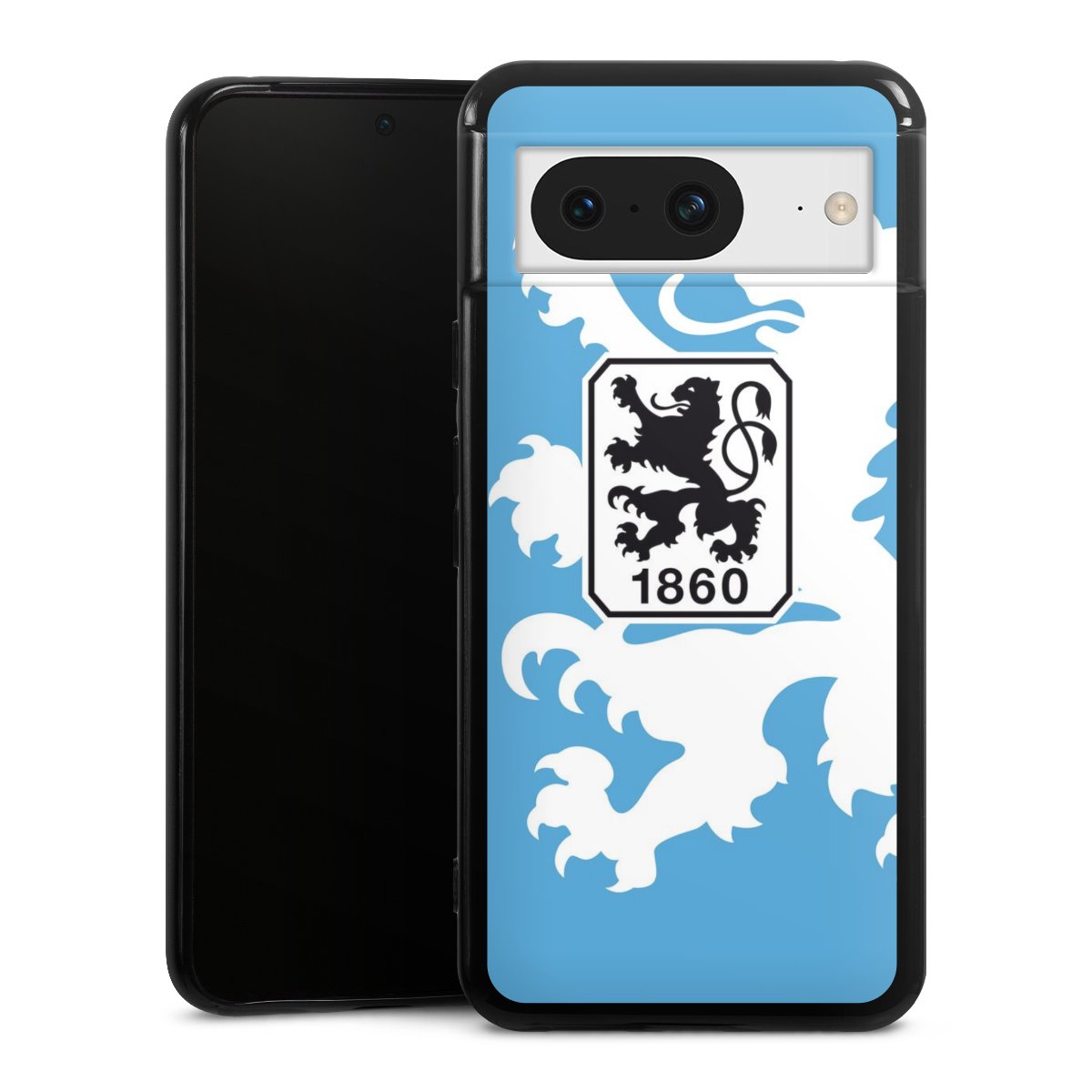 Google Pixel 8 Handy Silikon Hülle Case schwarz Handyhülle Coat Of Arms Official Licensed Product