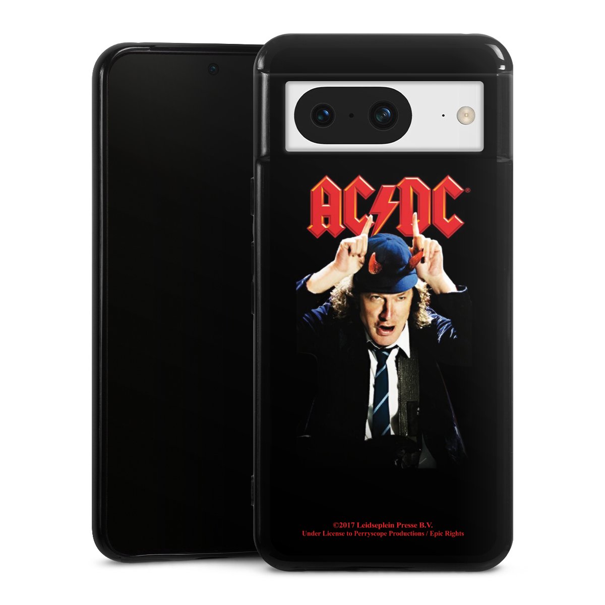 Google Pixel 8 Handy Silikon Hülle Case schwarz Handyhülle Merchandise Acdc Riverplate