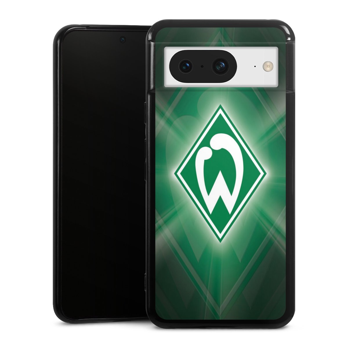 Google Pixel 8 Handy Silikon Hülle Case schwarz Handyhülle Sv Werder Bremen Official Licensed Product Coat Of Arms