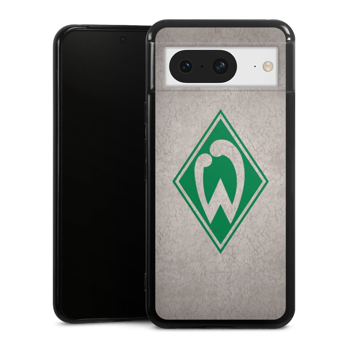 Google Pixel 8 Handy Silikon Hülle Case schwarz Handyhülle Sv Werder Bremen Concrete Official Licensed Product