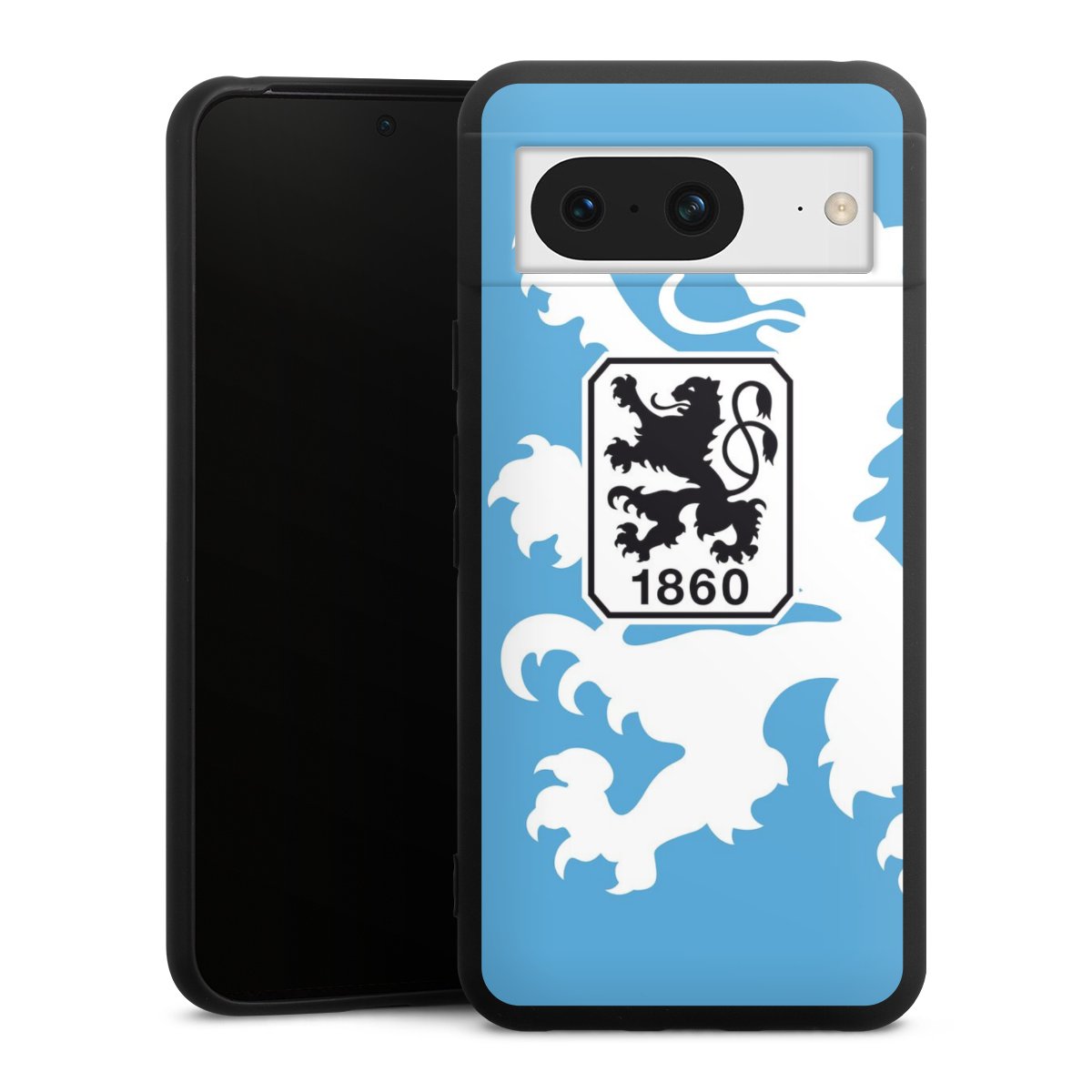 Google Pixel 8 Handy Premium Silikon Hülle Handyhülle schwarz Case Coat Of Arms Official Licensed Product Silikon Premium Case