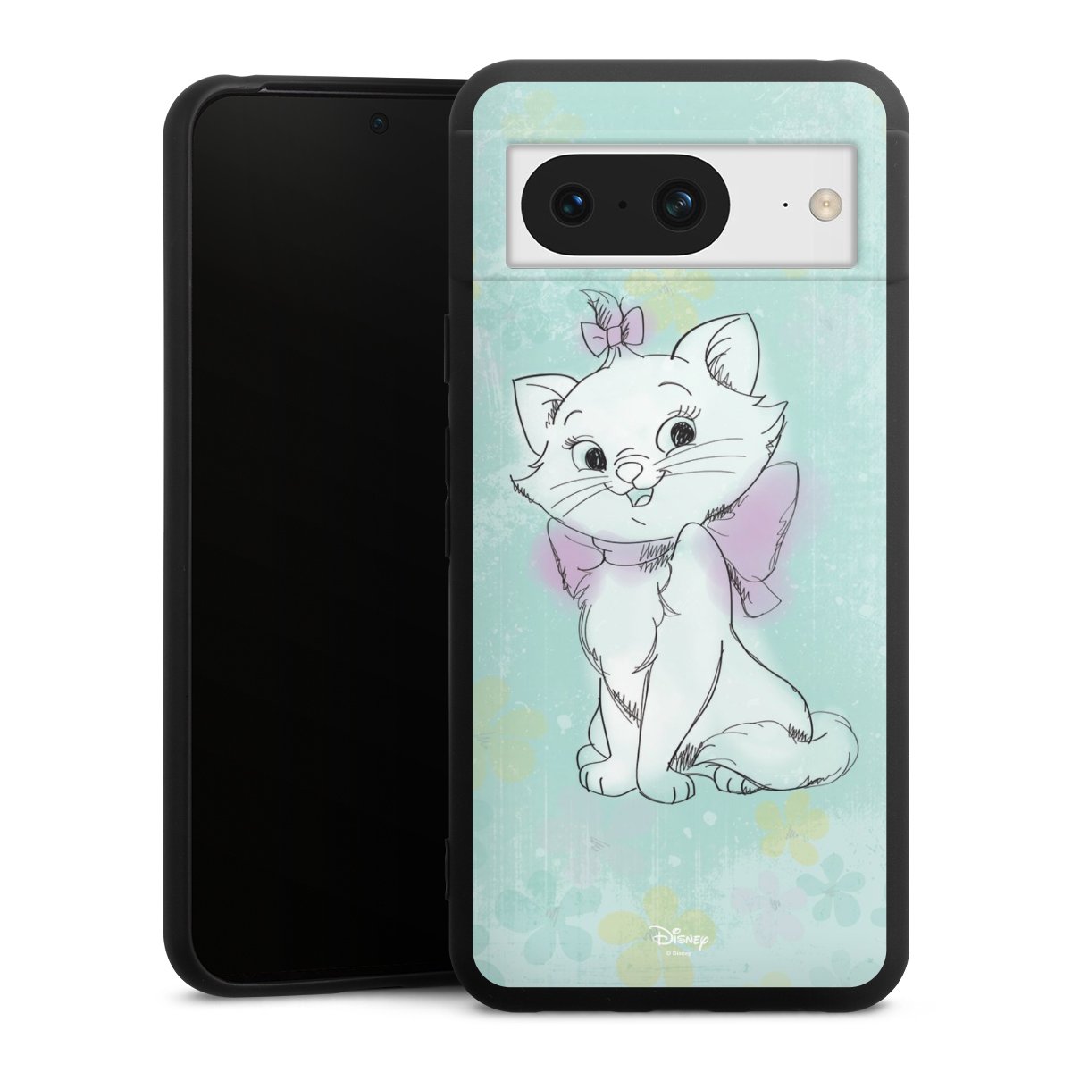 Google Pixel 8 Handy Premium Silikon Hülle Handyhülle schwarz Case Aristocats Mary Disney Official Licensed Product Silikon Premium Case