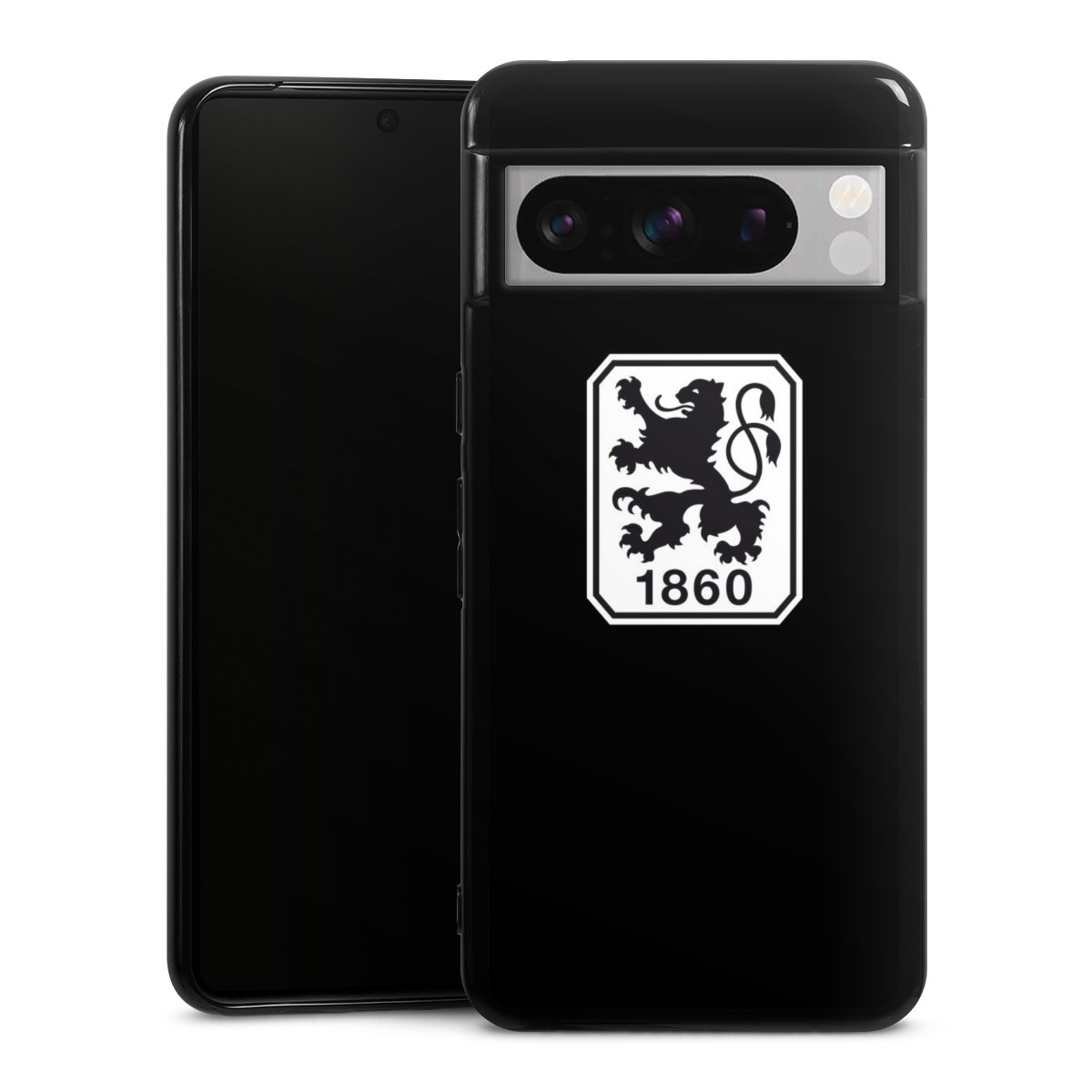 Google Pixel 8 Pro Handy Silikon Hülle Case schwarz Handyhülle Sechzger Official Licensed Product