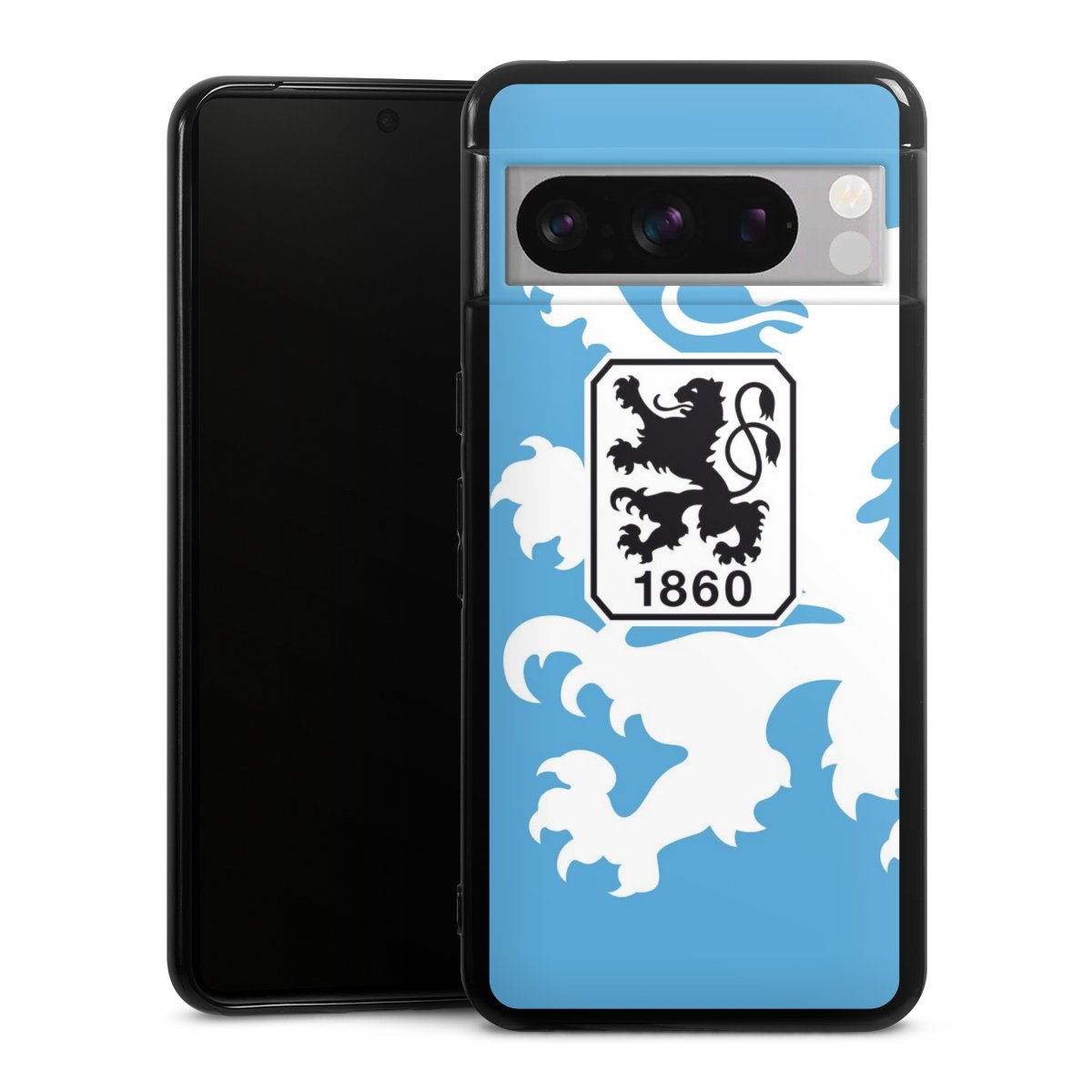 Google Pixel 8 Pro Handy Silikon Hülle Case schwarz Handyhülle Coat Of Arms Official Licensed Product